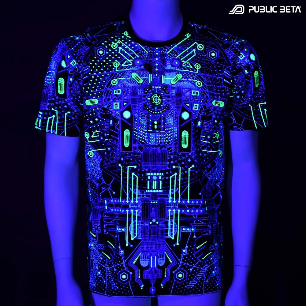 Blacklight Psywear T-Shirt by Public Beta Wear