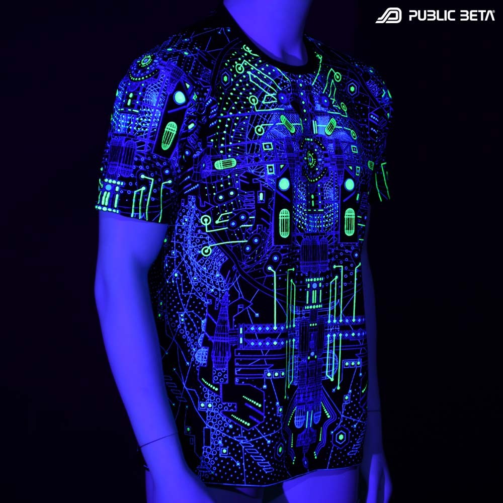 Blacklight Psywear T-Shirt by Public Beta Wear