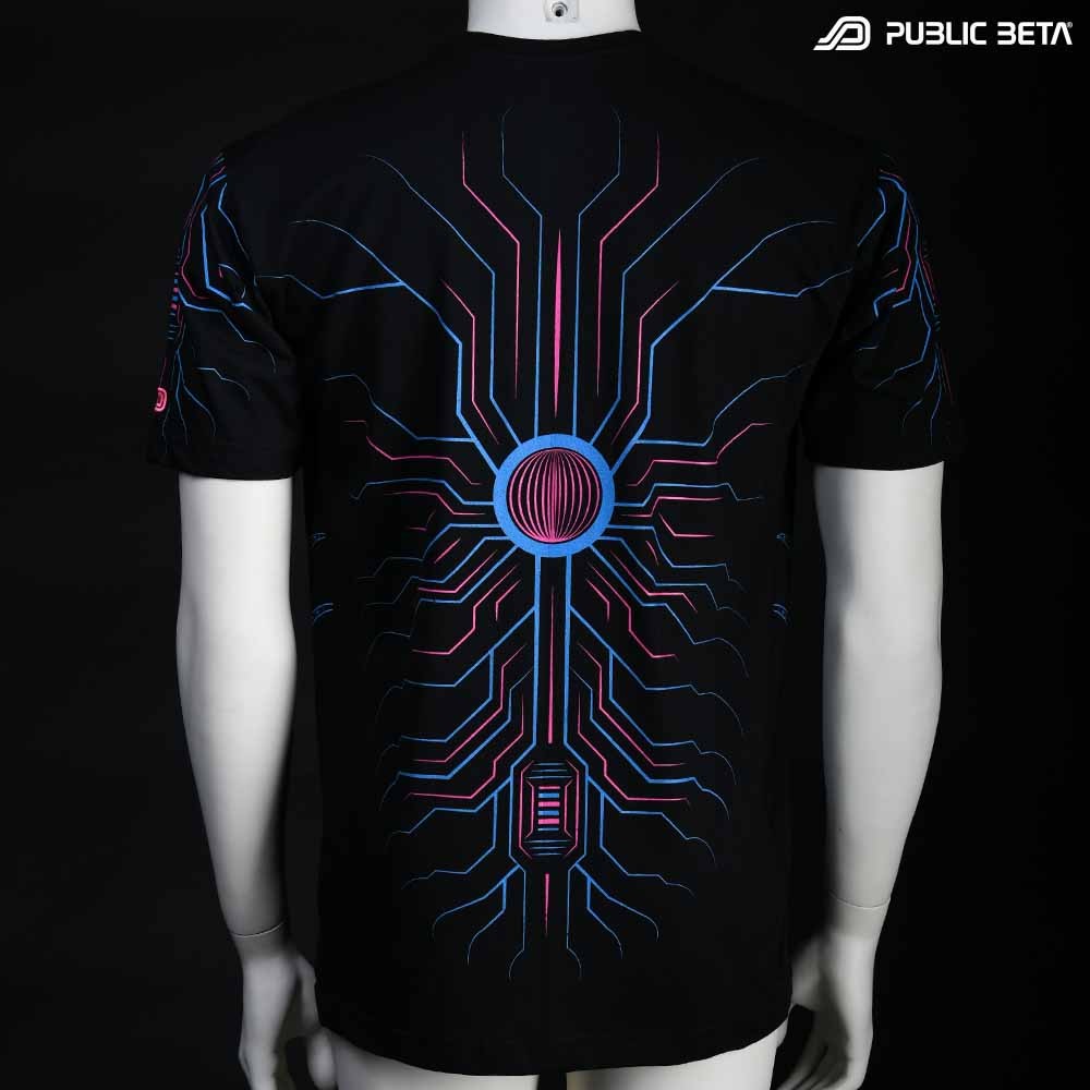 Psychedelic Art Printed T-Shirt / Kali UV D150