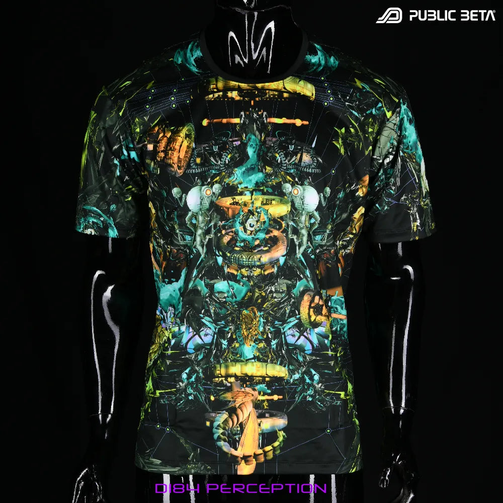 Glow in Blacklight T-Shirt / Perception D184