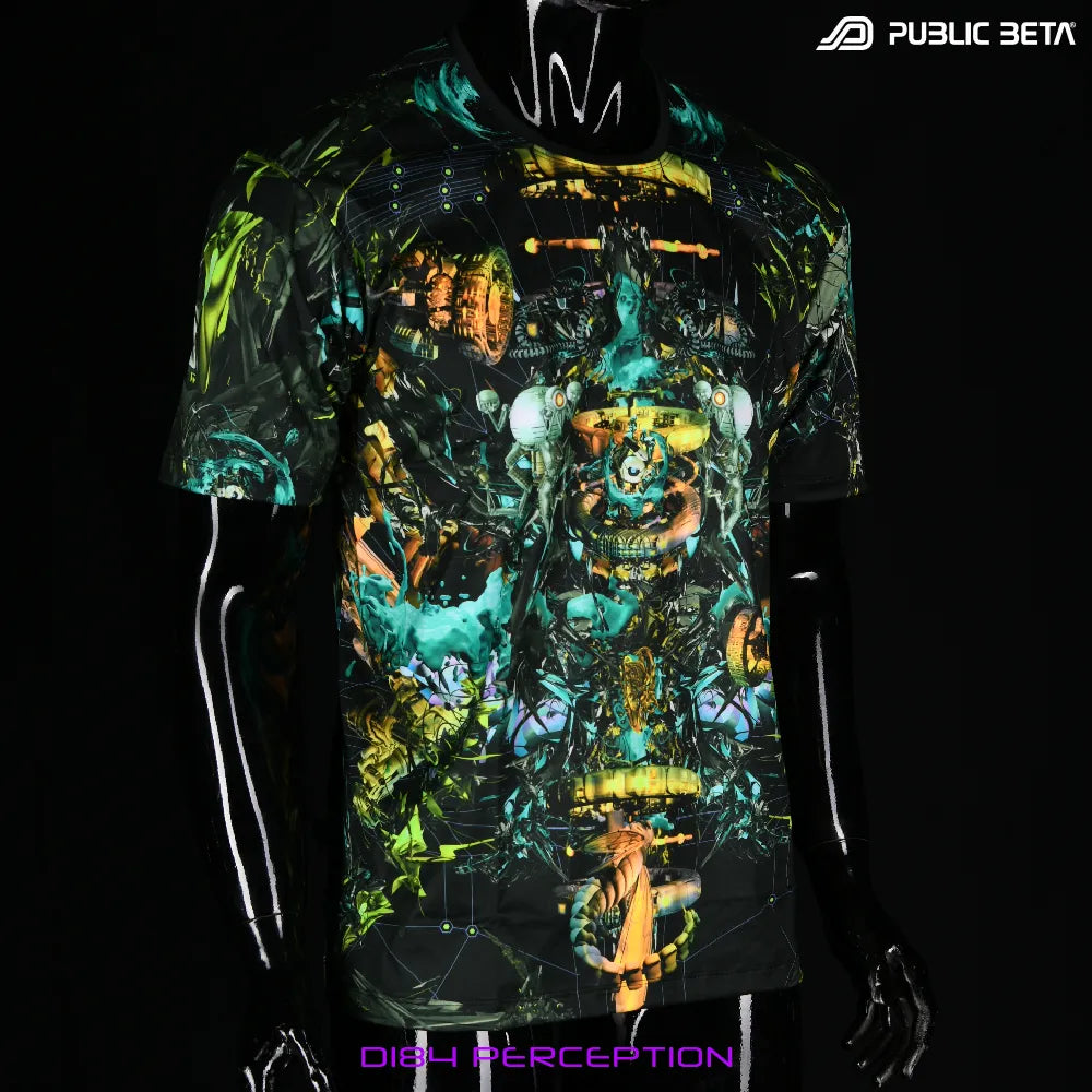 Glow in Blacklight T-Shirt / Perception D184