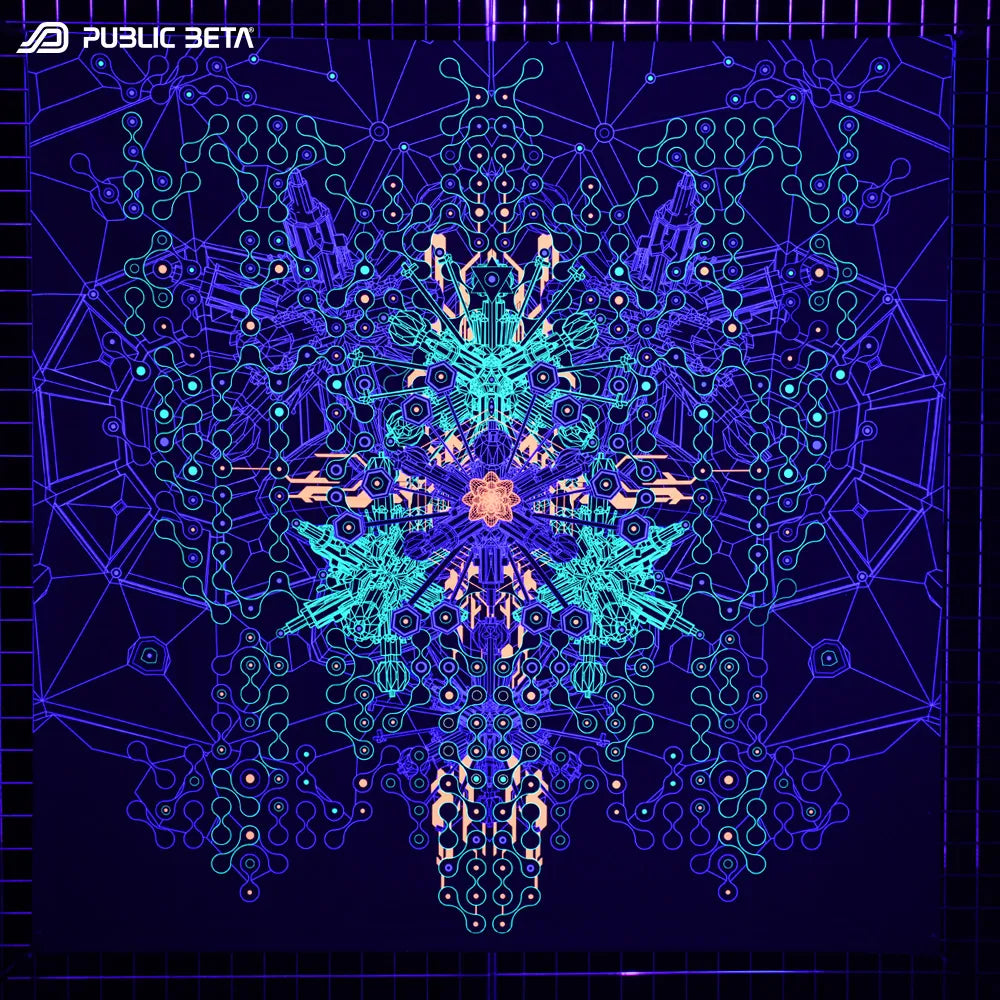 Spirit Circuit D120 Blacklight Active Tapestry