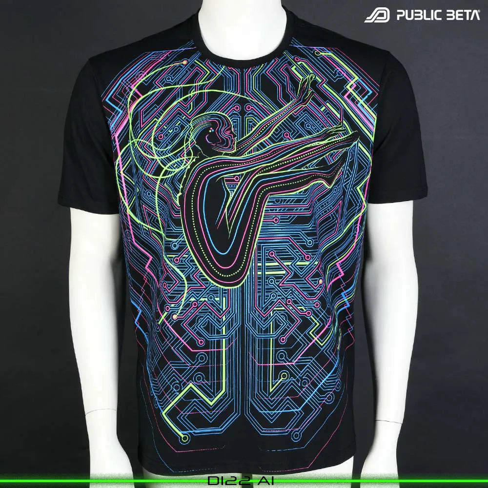 AI UV D122 Glow in Blacklight T-Shirt