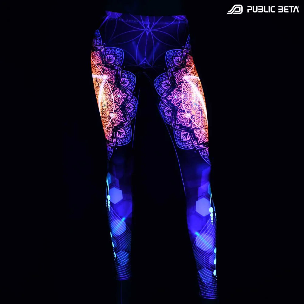 Glow in Blacklight Leggings / TechnoLog D128