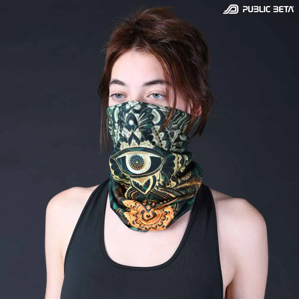 Bandana / Glow in Blacklight Face Mask/ CivilEye D129