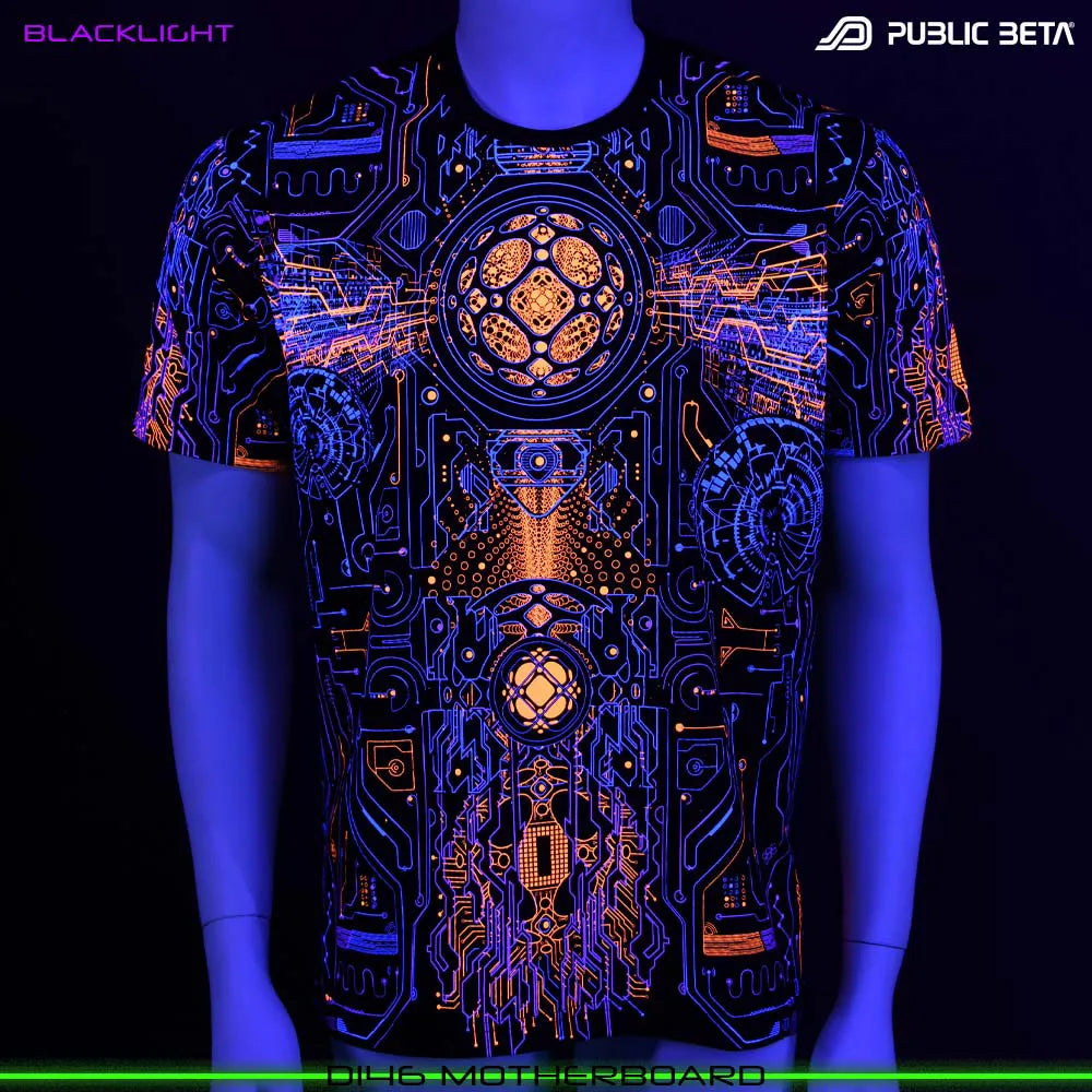 UV Active Psychedelic T-Shirt – Public Beta Wear