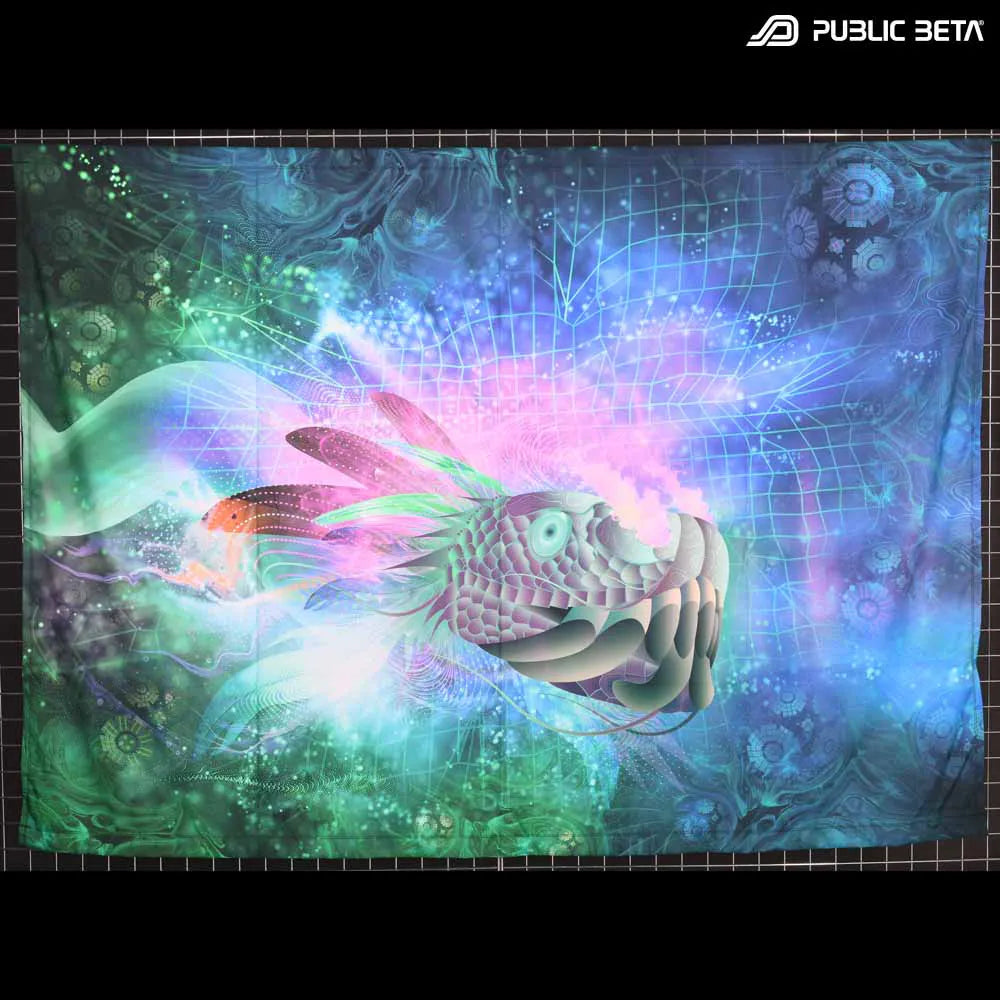 Transition Of Dimensions TOD D148 Blacklight Active Tapestry