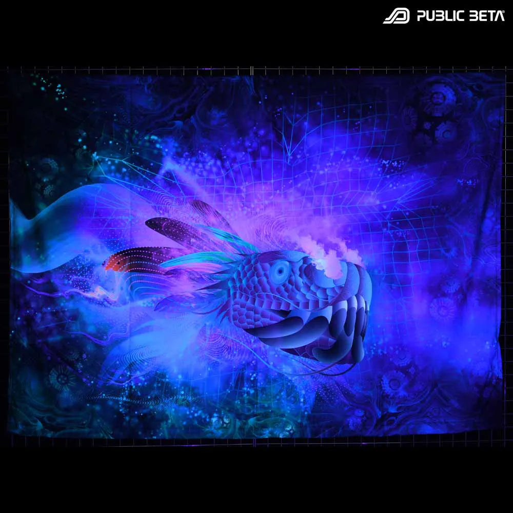 Transition Of Dimensions TOD D148 Blacklight Active Tapestry