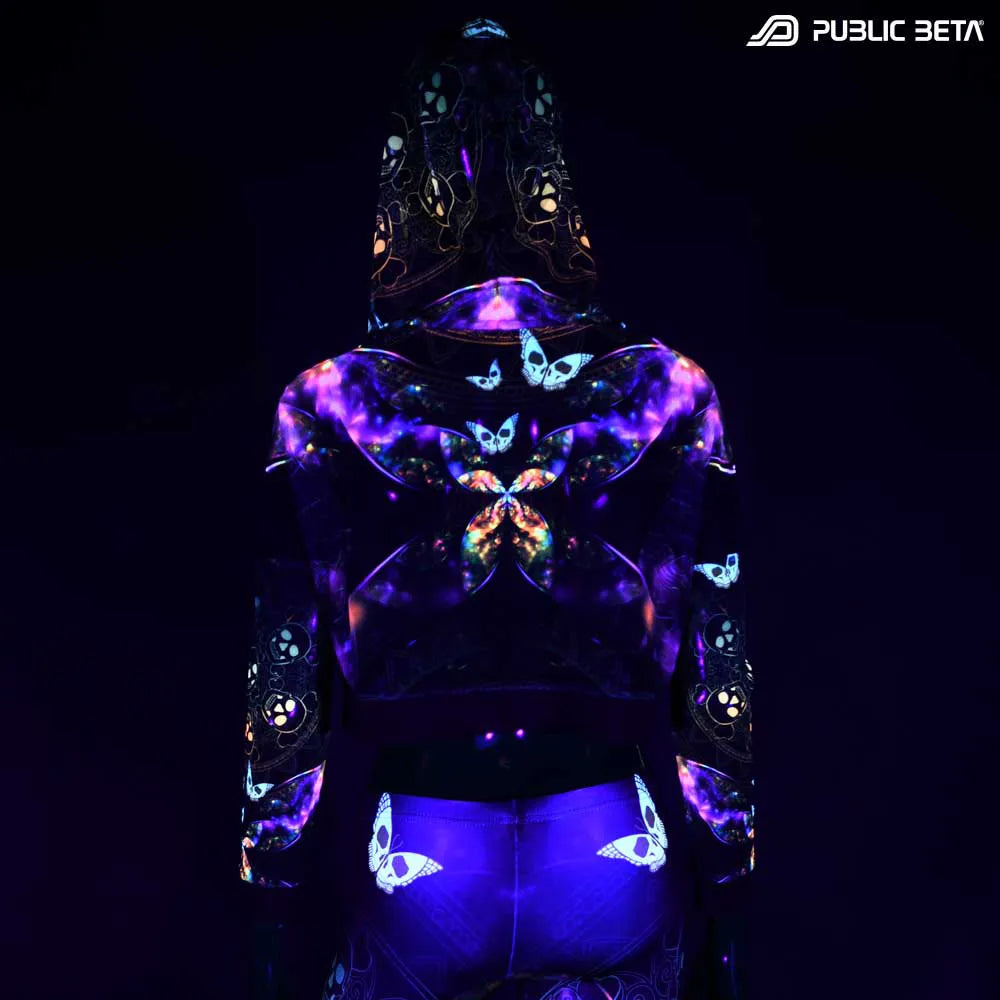 Pirate Curse D153/UV Active Hooded Mesh Top