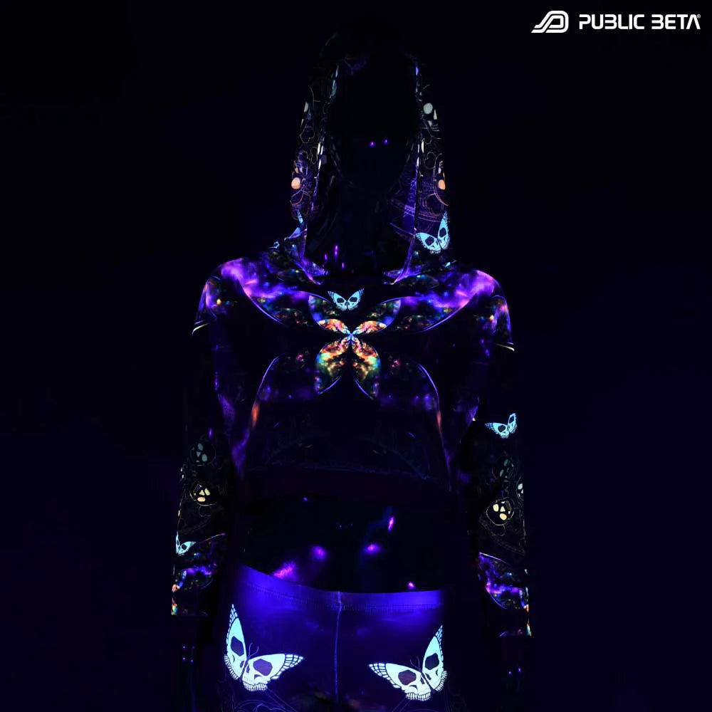 Pirate Curse D153/UV Active Hooded Mesh Top