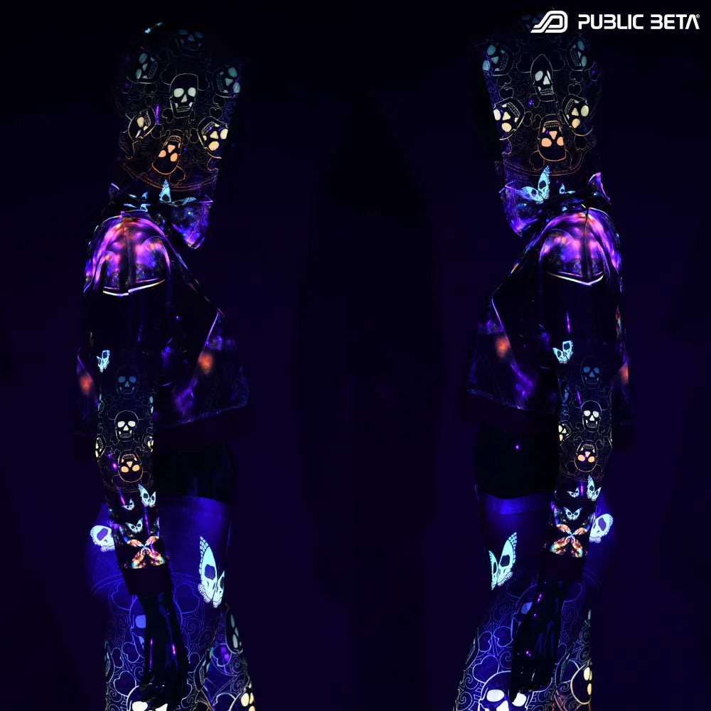 Pirate Curse D153/UV Active Hooded Mesh Top