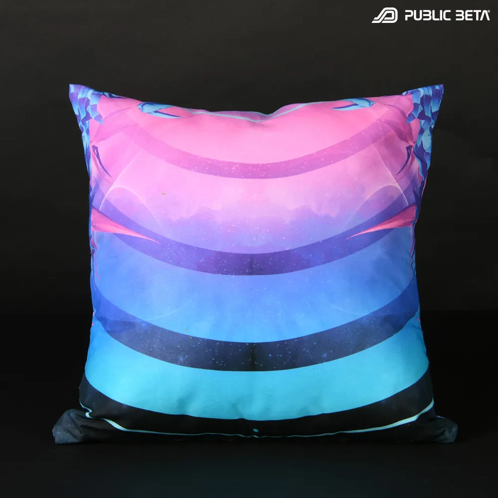 Cushion Cover with UV-reactive graphics 