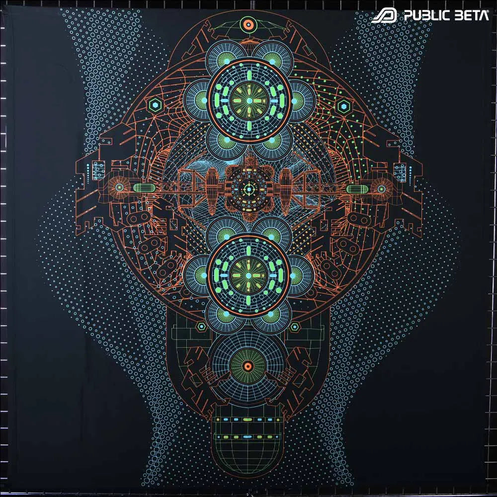 Blacklight Art Wallhanging / Biosonar D160 UV