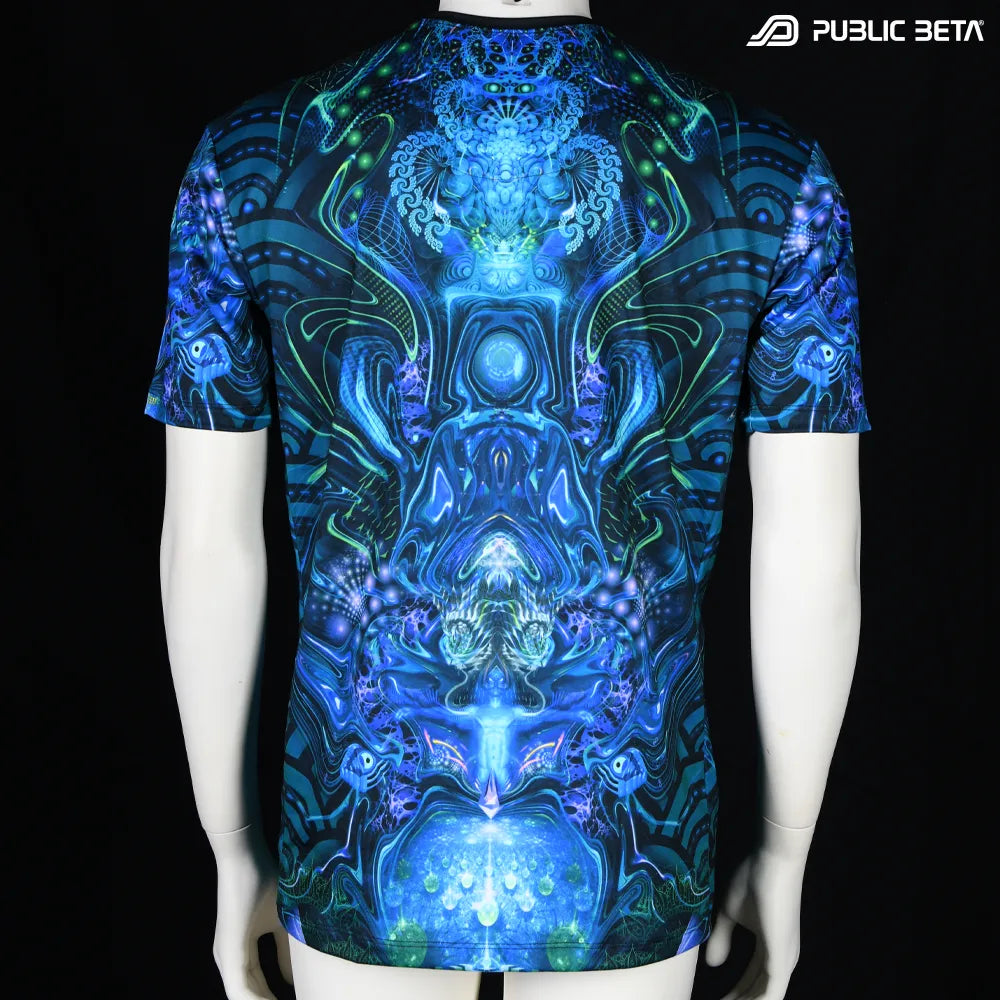 Glow in Blacklight T-Shirt / Mind Connection D162