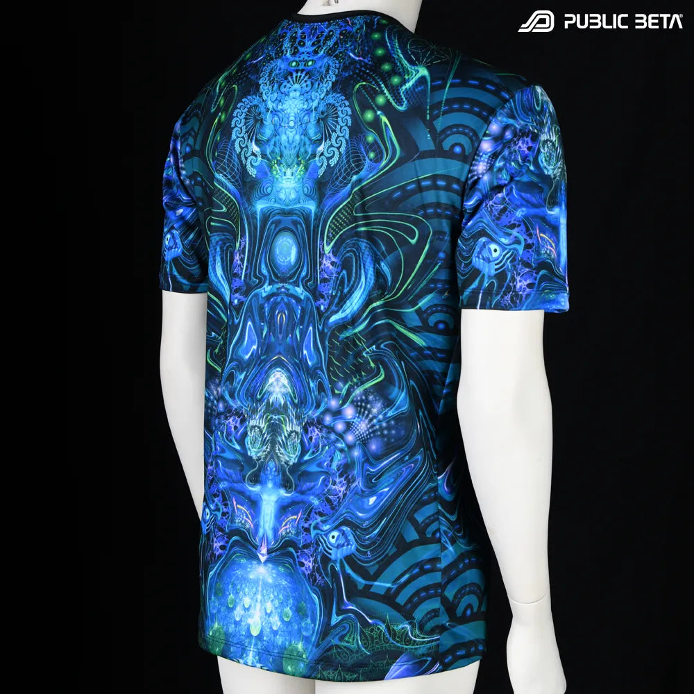 Glow in Blacklight T-Shirt / Mind Connection D162