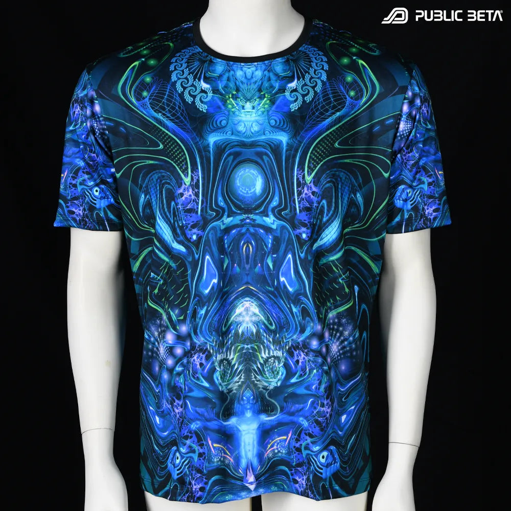 Glow in Blacklight T-Shirt / Mind Connection D162