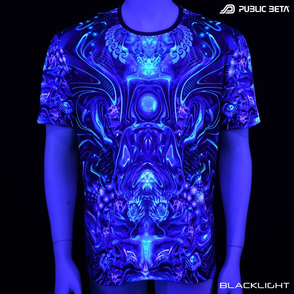Glow in Blacklight T-Shirt / Mind Connection D162