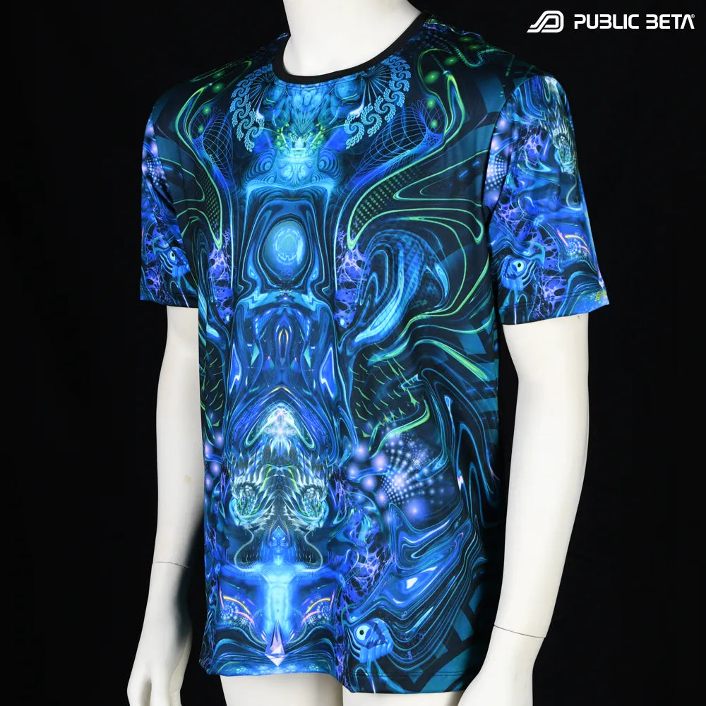 Glow in Blacklight T-Shirt / Mind Connection D162