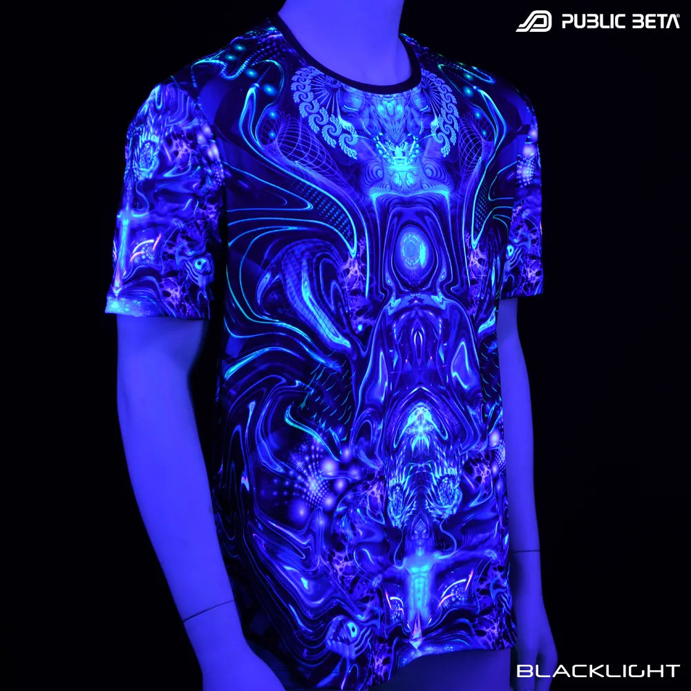 Glow in Blacklight T-Shirt / Mind Connection D162