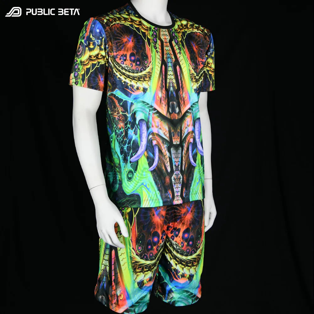 Glow in Blacklight T-Shirt / Jungle Genie D166