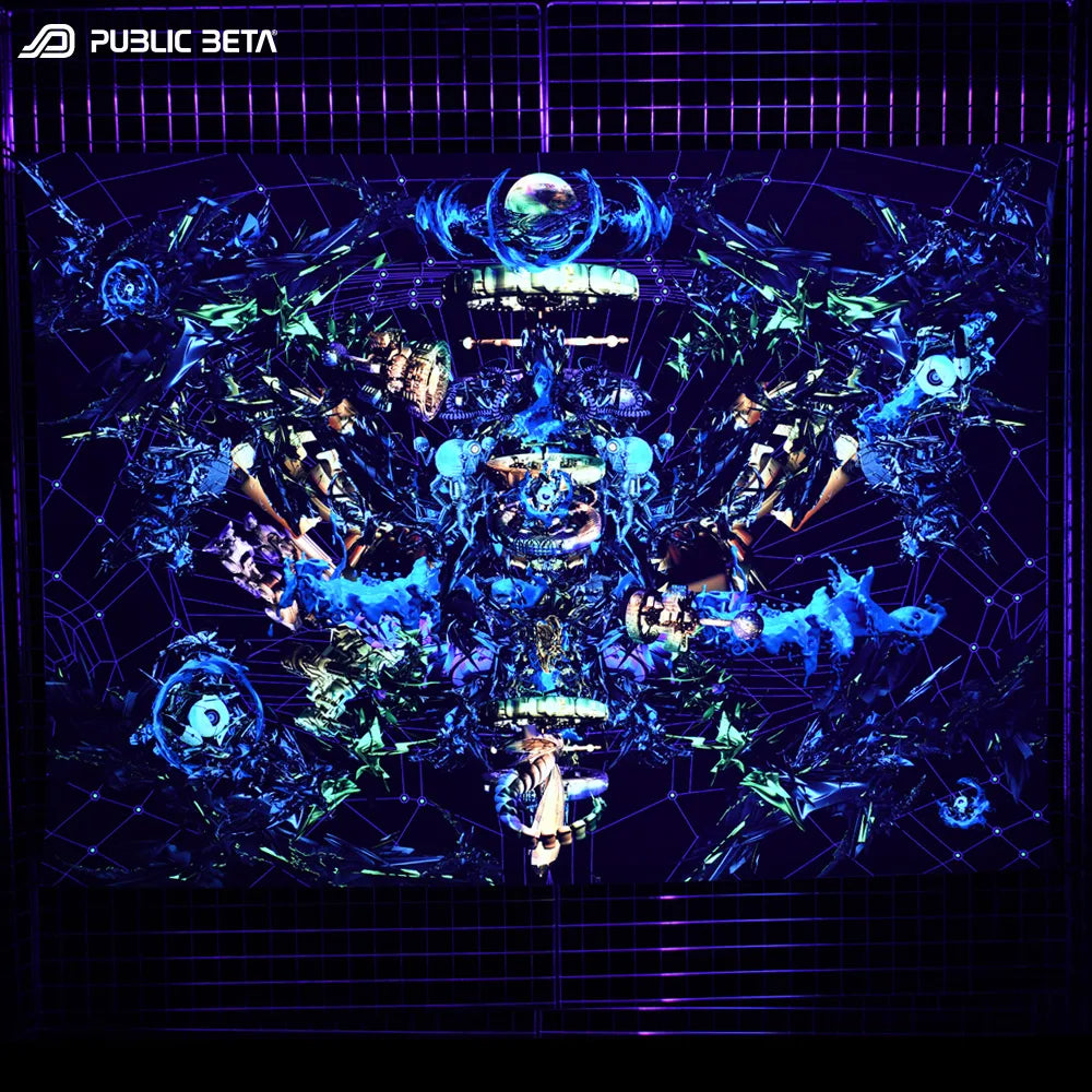 Blacklight Art Wallhanging / Perception D184