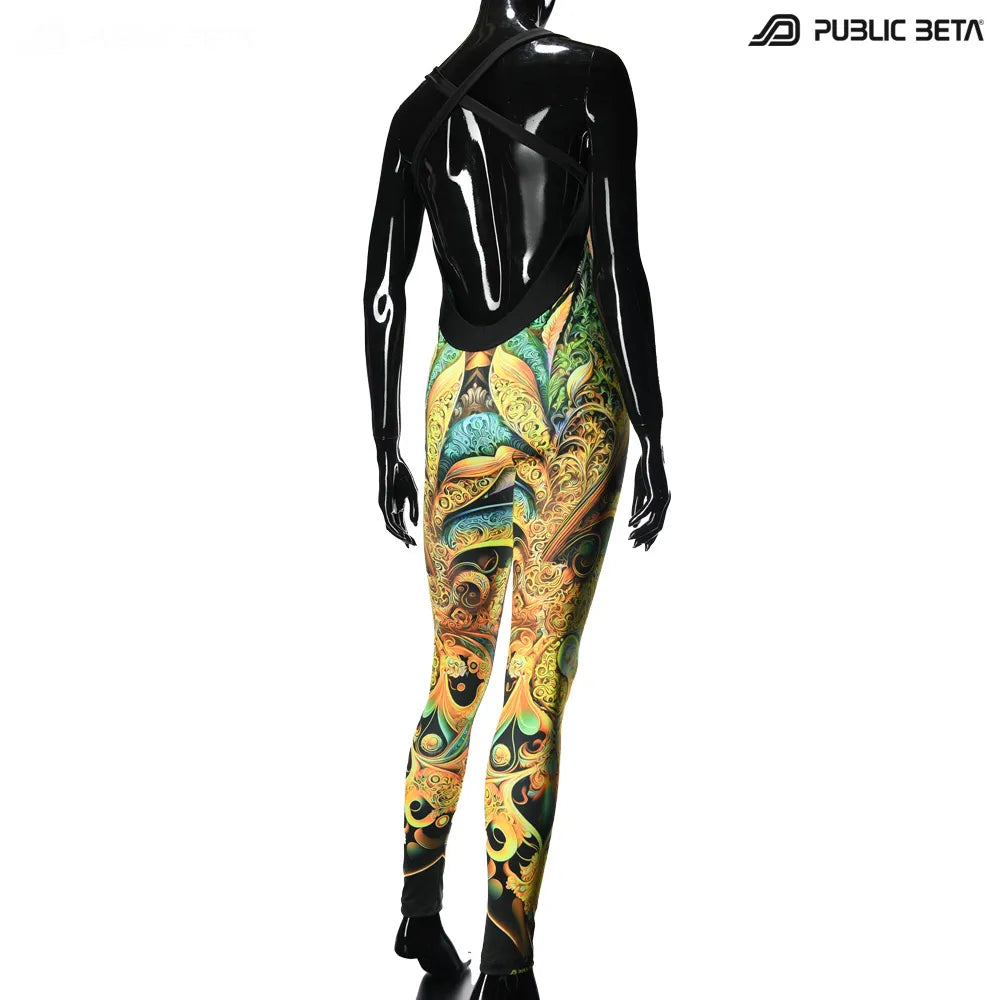 Fractal by Chaos Conzept UV D188 Blacklight Jumpsuit