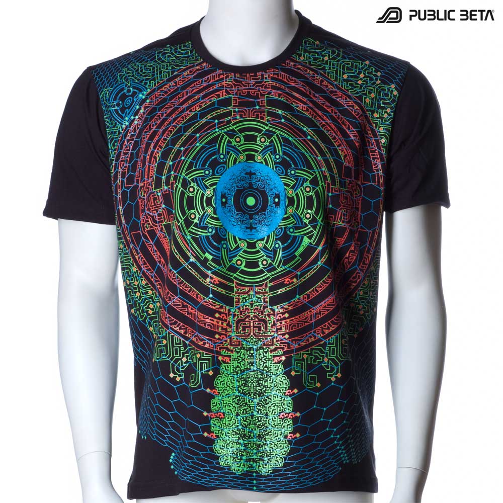 T-shirt with Vibe UV-reactive graphics