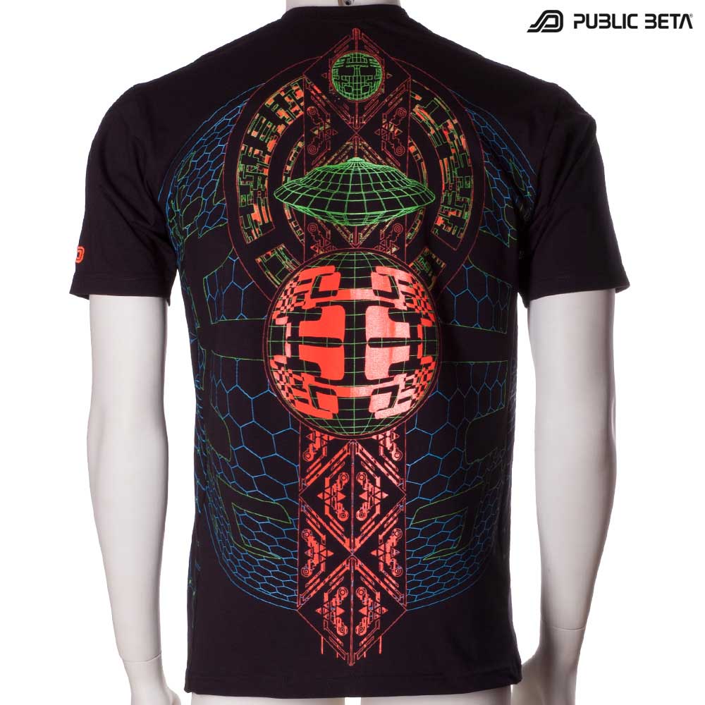 T-shirt with Activator UV-reactive graphics
