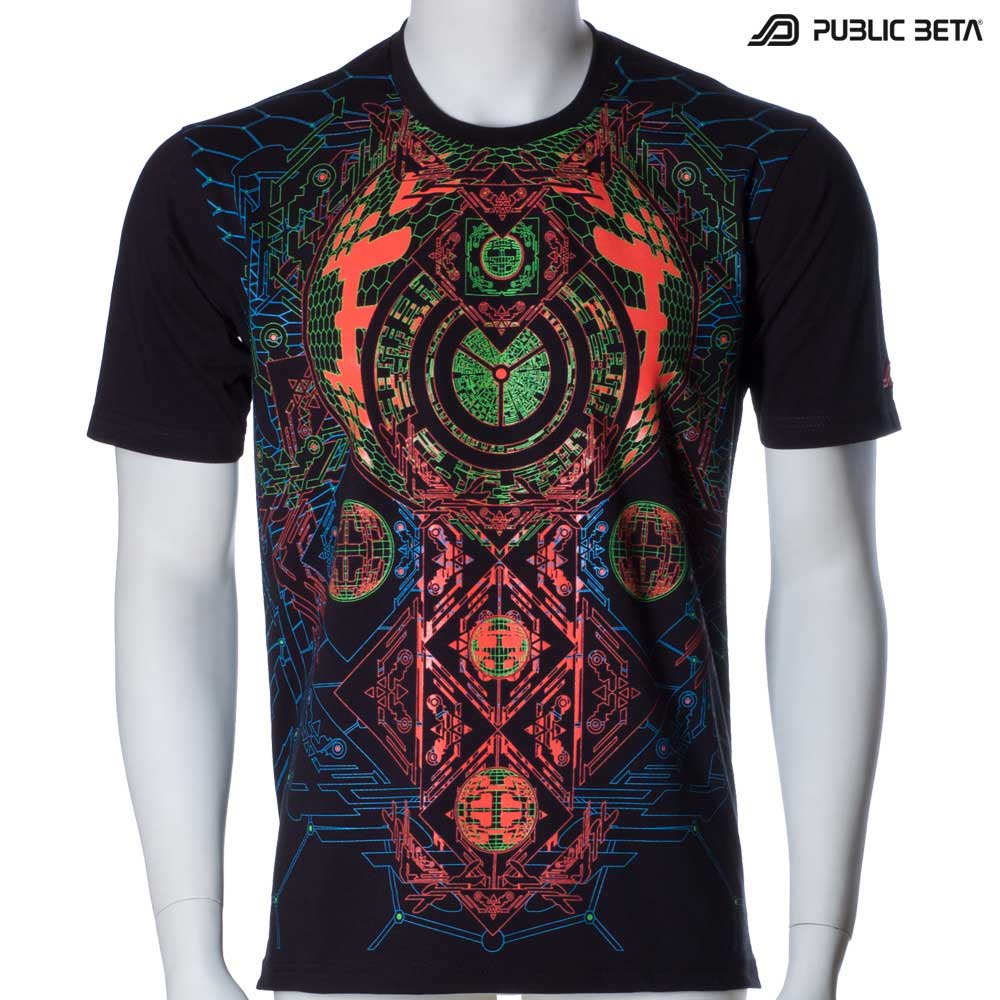T-shirt with Activator UV-reactive graphics
