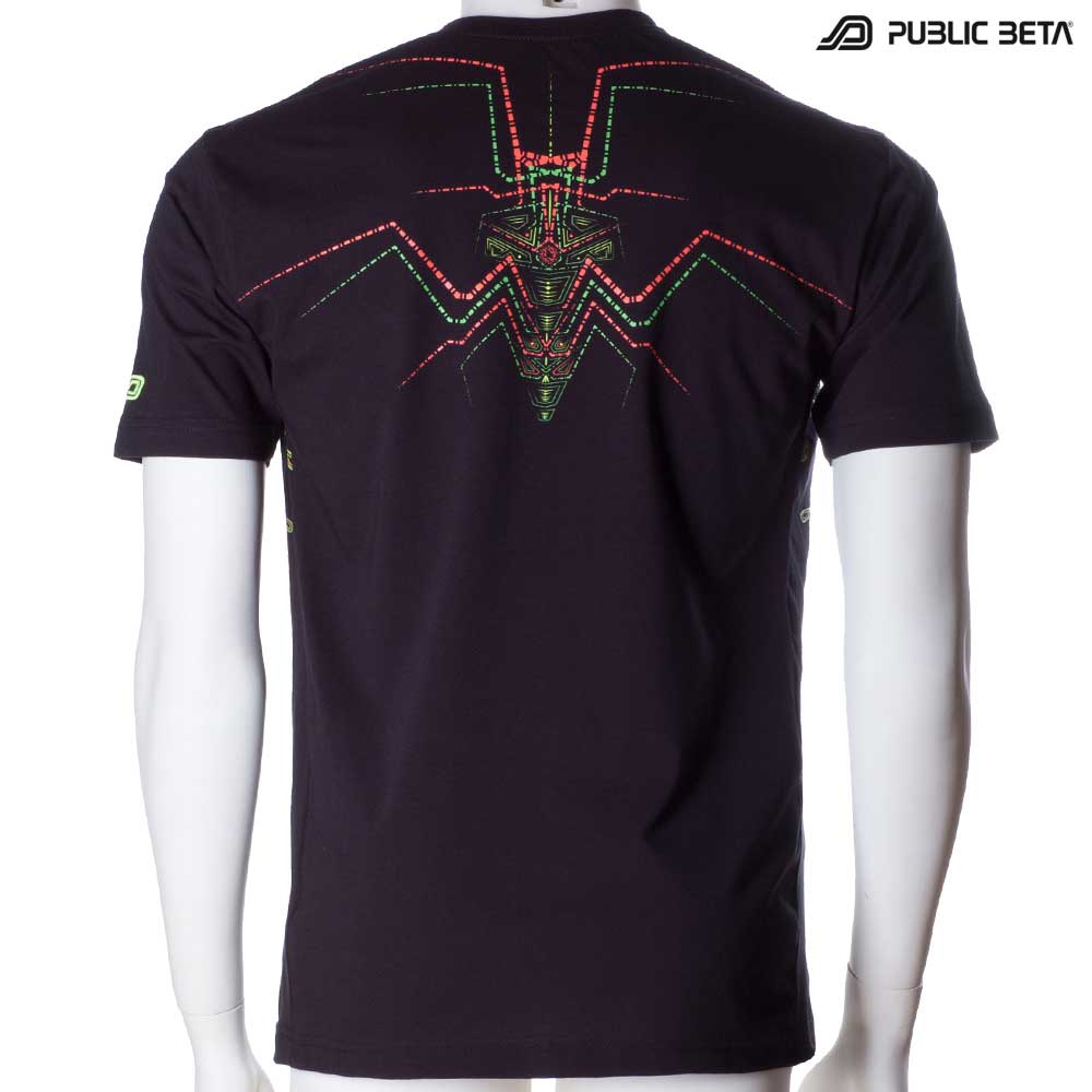 T-shirt with Lotus UV-reactive graphics